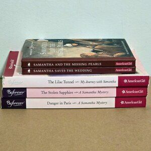 American Girl Samantha 5 Books Pleasant Co Signed Book Mystery CYOA Short Story